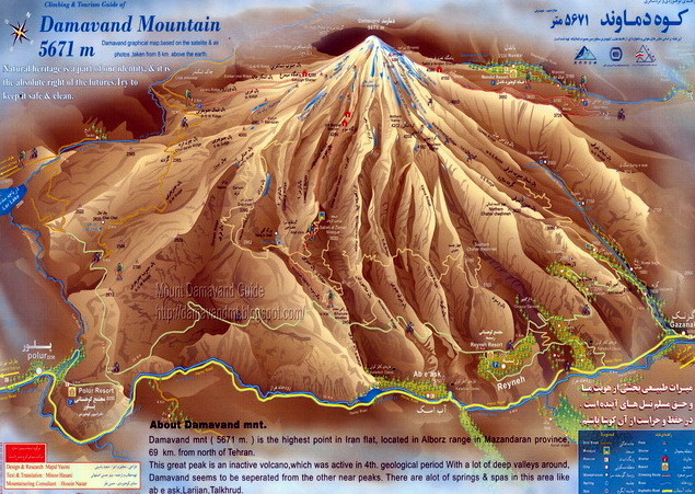 Mount Demavand Routes
