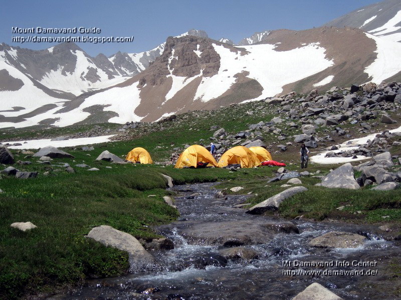 Alam Kouh Iran, Hesarchal Camping Site