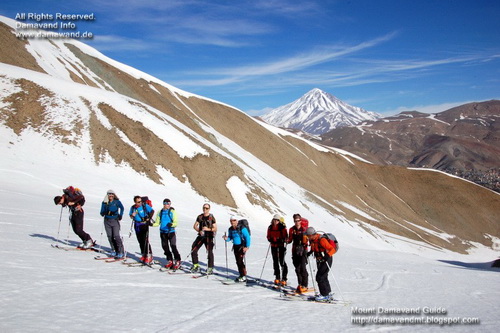 Ski Touring in Lasem Ski Resort and Doberar Peak, Alexander Koeberlin Team, April 2014