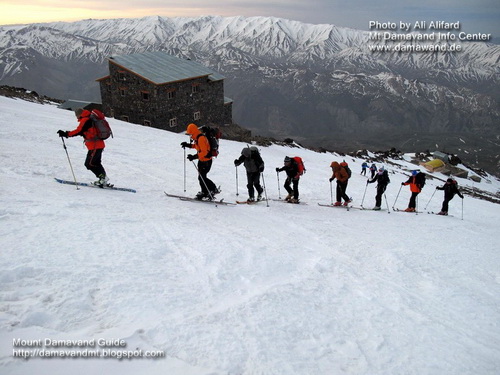 Mount Damavand Iran, Damavand Skitouring, Hymalia Club April 2013