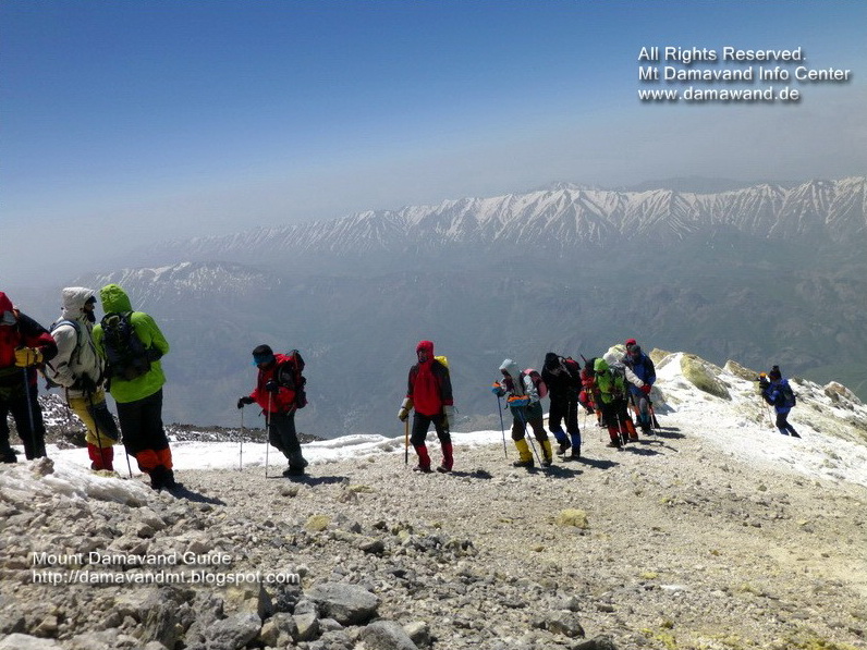 Trekking Damavand Mountain Iran, Photo by A. Soltani