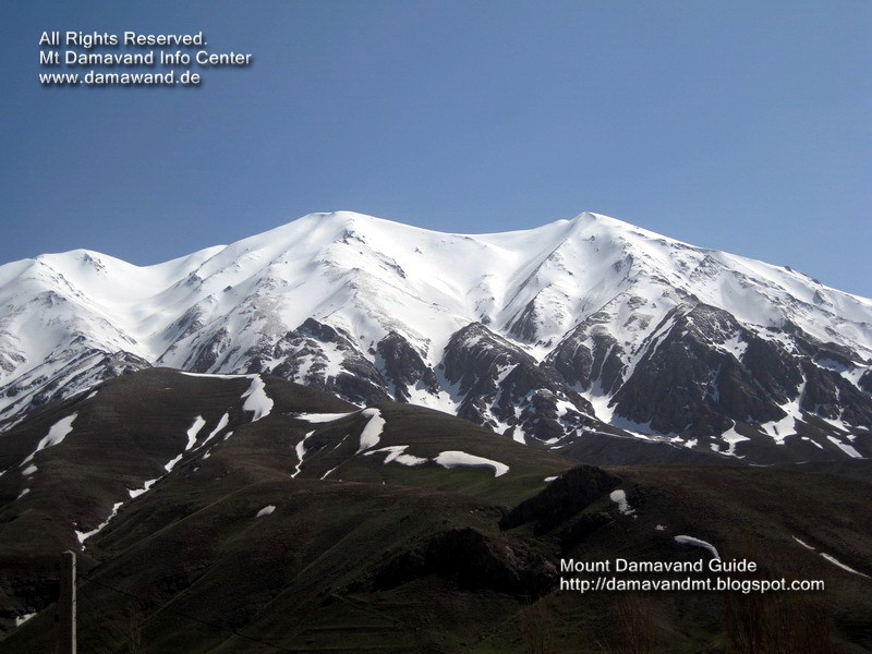 Lasem Ski Resort near Mt Damavand Iran