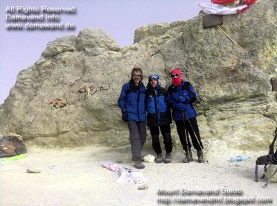 Roland and Eva Hogenschurz From Germany, Mount Damavand Tour