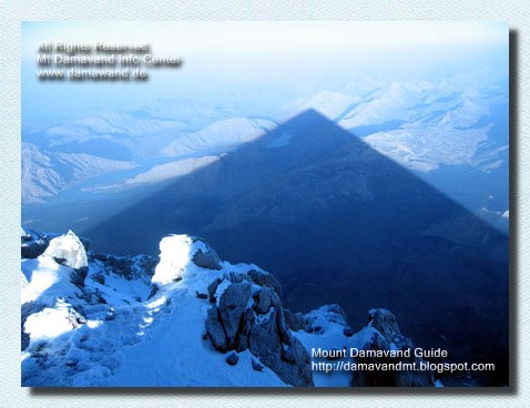 Shadow of Mount Damawand Iran