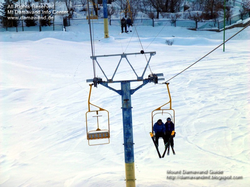 Ski Resort Shemshak Near Tehran, Ski Lift