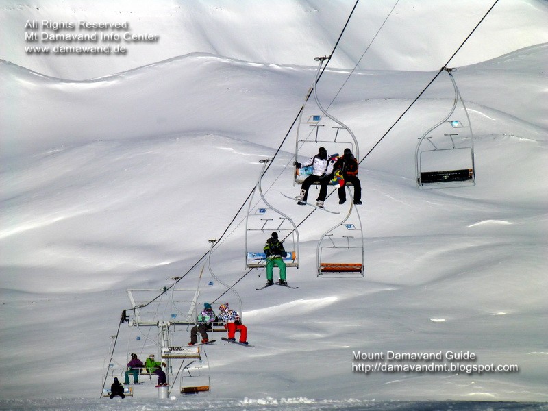 Ski Resort Tochal Tehran, Iran