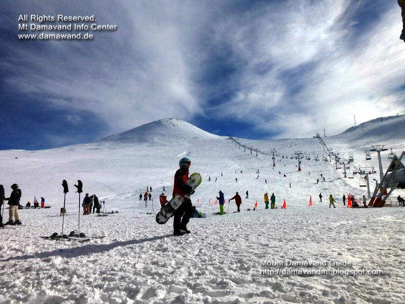 Ski Resort Tochal Tehran, Iran
