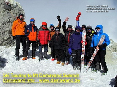 Damavand Mountain, Iran Ski Tour to Mount damavand Peak