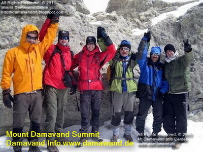 Mt Damavand summit