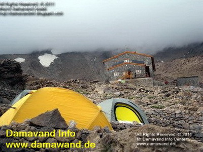 Damavand Mountain, Iran, Tenting in Damavand Climbing Itinerary