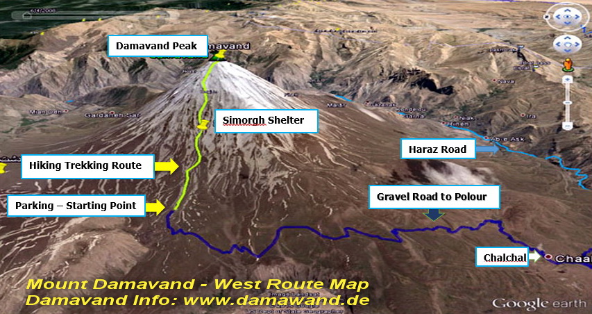 Climb Damavand from the Western Route