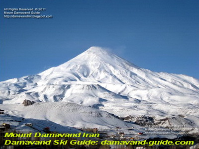 Ski tour guide Mt. Doberar & Mt. Damavand Iran - Ski touring and ski mountaineering guide Mount Damavand