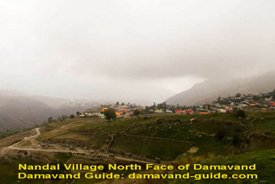 Nandal Village, Damavand north and north-east routes' starting point