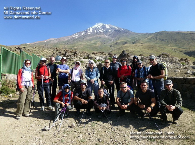 Mt Damavand Base Camp or Goosfand Sara