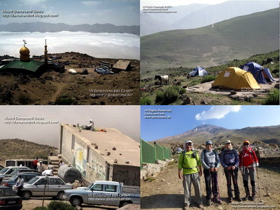Mount Damavand Camp2 Mosque, Camp 2 Base or Goosfand Sara