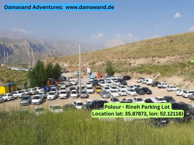 Polour–Rineh Road Junction – Parking Lot Starting Point for Mount Damavand Climbers