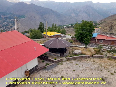Damavand hostel, guesthouse, local house, and hotel with scenic mountain views