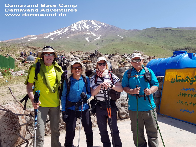 Mount Damavand Base Camp – Goosfand Sara Tenting Area, Camp 2 South Route