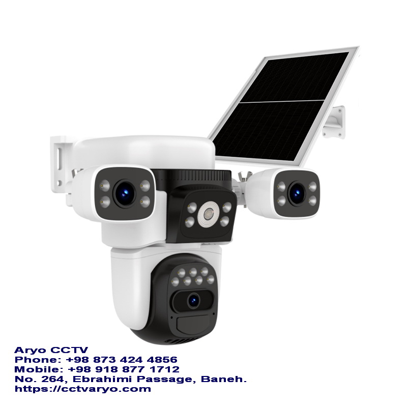 دوربین 3 لنز خورشیدی سیم‌کارتی BG621SR | نظارت بی‌سیم با باتری خورشیدی – بهترین قیمت خرید در بانه با شرکت آریو